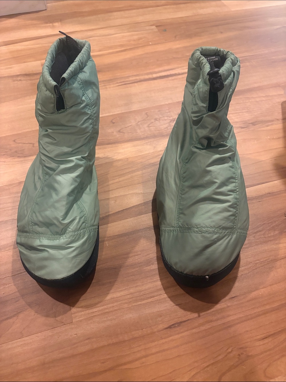 Light Green Women's Insulated Slip-On Boots